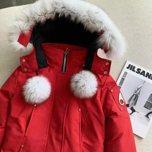 Moose Knuckles Women's Red Coat - Picture 3 of 7